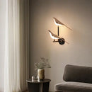 GobekUsa Bird Wall Light Night Modern Fixture Iron Lamp Living Room LED