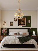 GobekUsa Bronze Black Chrome Gold Globe LED Chandelier for Living Room