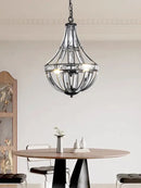 GobekUsa Bronze Black Chrome Gold Globe LED Chandelier for Living Room