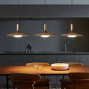 GobekUsa Black Walnut UFO Pendant Light - Luxury Dining Room Art Lamp