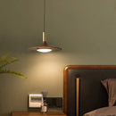 GobekUsa Black Walnut UFO Pendant Light - Luxury Dining Room Art Lamp