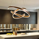 GobekUsa Circle Rings Acrylic Aluminum LED Ceiling Lamp