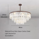 GobekUsa Cloud Glass LED Pendant Light - Dimmable Designer Home Decoration