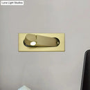 GobekUsa Modern Rectangle Wall Light Sconce with Embedded Aluminum Design - Rotatable LED Bedroom Wall Lamp in Bronze/Coffee, Natural/Warm Light