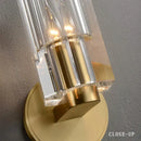 GobekUsa Bronze Copper Crystal Wall Lamps Luxury Lighting Fixture for Aisle Bedside Decor.