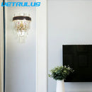 GobekUsa Crystal LED Wall Light Modern Elegant Design for Living Room & Bedroom