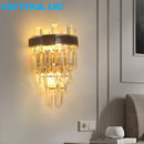 GobekUsa Crystal LED Wall Light Modern Elegant Design for Living Room & Bedroom