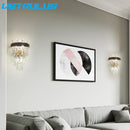 GobekUsa Crystal LED Wall Light Modern Elegant Design for Living Room & Bedroom