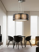 GobekUsa Designer Fabric Ceiling Pendant Light | Luxury Round Hanging Lamp