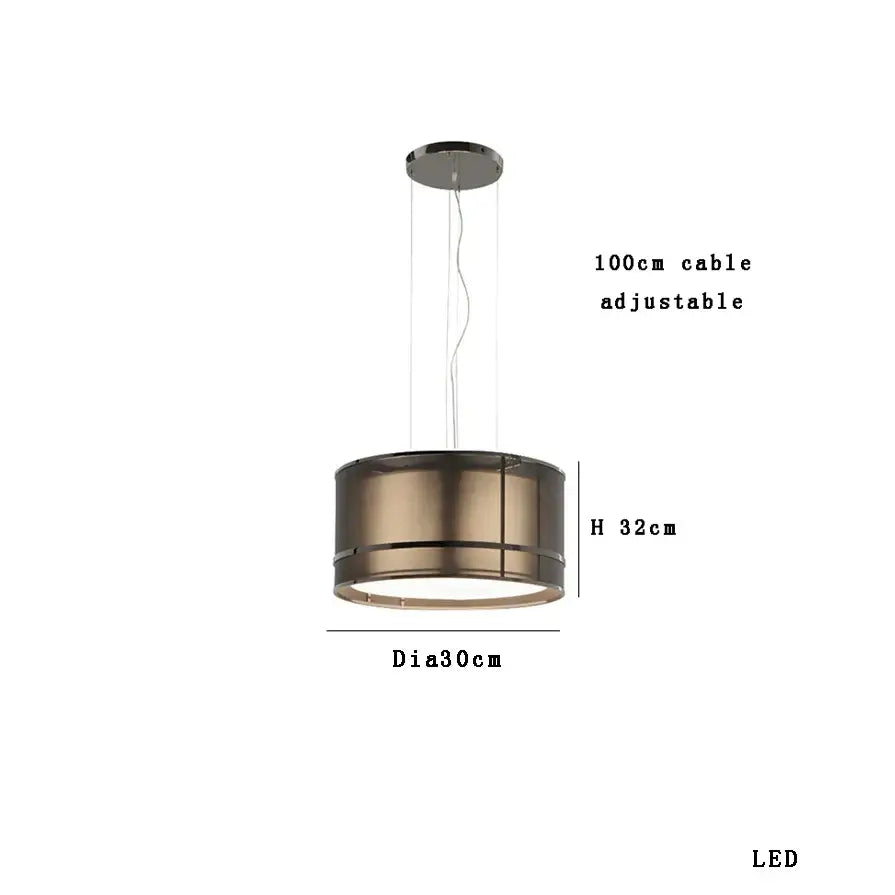 GobekUsa Designer Fabric Ceiling Pendant Light | Luxury Round Hanging Lamp, photo 14 of 14