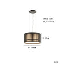GobekUsa Designer Fabric Ceiling Pendant Light | Luxury Round Hanging Lamp