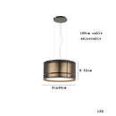 GobekUsa Designer Fabric Ceiling Pendant Light | Luxury Round Hanging Lamp