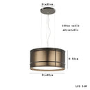 GobekUsa Designer Fabric Ceiling Pendant Light | Luxury Round Hanging Lamp