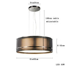 GobekUsa Designer Fabric Ceiling Pendant Light | Luxury Round Hanging Lamp