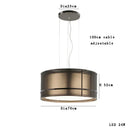 GobekUsa Designer Fabric Ceiling Pendant Light | Luxury Round Hanging Lamp