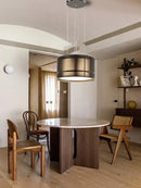 GobekUsa Designer Fabric Ceiling Pendant Light | Luxury Round Hanging Lamp