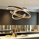 GobekUsa Geometric Circle Rings LED Pendant Light Fixture