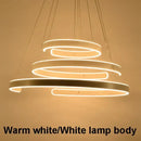 GobekUsa Geometric Circle Rings LED Pendant Light Fixture