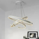 GobekUsa Geometry Circle Rings LED Ceiling Lamp