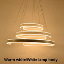 GobekUsa Geometry Circle Rings LED Ceiling Lamp