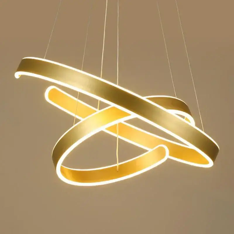 GobekUsa Geometry Circle Rings LED Ceiling Lamp, photo 3 of 6