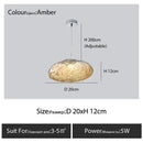 GobekUsa Glass Cloud Chandelier LED Pendant Lamp for Villa Staircase & Hotel
