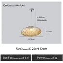 GobekUsa Glass Cloud Chandelier LED Pendant Lamp for Villa Staircase & Hotel