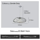 GobekUsa Glass Cloud Chandelier LED Pendant Lamp for Villa Staircase & Hotel