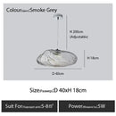 GobekUsa Glass Cloud Chandelier LED Pendant Lamp for Villa Staircase & Hotel