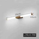 GobekUsa Bronze LED Mirror Front Wall Lamp, Bathroom Bedroom Vanity Lighting
