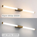 GobekUsa Bronze LED Mirror Front Wall Lamp, Bathroom Bedroom Vanity Lighting
