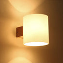 GobekUsa LED Wooden Wall Sconce | Modern Japanese Nordic Style Lamp for Home Bedroom