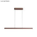 GobekUsa Modern Metal Island LED Pendant Lamp in Brown with Warm/White Light