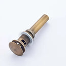 GobekUsa Bronze Round Siphon Bottle Trap Black P-TRAP for Bathroom Vanity Basin