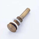 GobekUsa Bronze Round Siphon Bottle Trap Black P-TRAP for Bathroom Vanity Basin