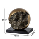 GobekUsa Bronze Sphere Sculpture Desk Ornament Modern Home Decor