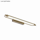 GobekUsa 16"/21" Tubed Vanity Light Fixture in Bronze with LED Metal and Acrylic Design – Warm/White Lighting