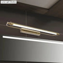 GobekUsa 16"/21" Tubed Vanity Light Fixture in Bronze with LED Metal and Acrylic Design – Warm/White Lighting