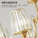 GobekUsa Bronze Villa All Copper Chandelier - Modern Light Luxury for Living Room