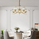 GobekUsa Bronze Villa All Copper Chandelier - Modern Light Luxury for Living Room