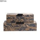 GobekUsa Auspicious Clouds Texture Jewelry Box for Elegant Jewelry Storage
