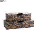 GobekUsa Auspicious Clouds Texture Jewelry Box for Elegant Jewelry Storage
