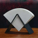 Modern brown coffee filter holder metallic kitchen storage rack by Decorbites