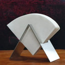Modern brown coffee filter holder metallic kitchen storage rack by Decorbites