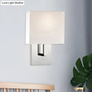 GobekUsa Modern Fabric Drum Wall Mount 1 Light Sconce in Black/White