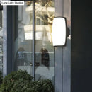GobekUsa Modern Curved LED Wall Light Fixture in Simplicity Black - Warm/White Glow