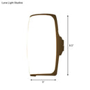 GobekUsa Modern Curved LED Wall Light Fixture in Simplicity Black - Warm/White Glow