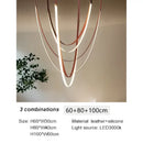 GobekUsa Designer Belt Light Dining Room Villa Living Room Chandelier