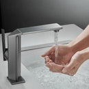 GobekUsa Brush Gold Basin Faucet: Solid Brass Bathroom Mixer Tap, Single Handle Deck Mounted
