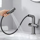 GobekUsa Brass Basin Faucet Set with Digital Display and Pull Out Function